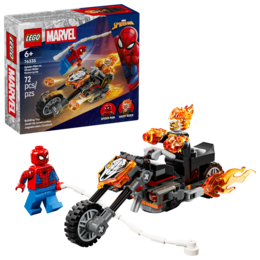 Klocki LEGO SUPER HEROES Spider-Man kontra Ghost Rider na motocyklu Klocki LEGO SUPER HEROES Spider-Man kontra Ghost Rider na motocyklu