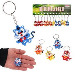 Brelok TYGRYS zestaw 12szt