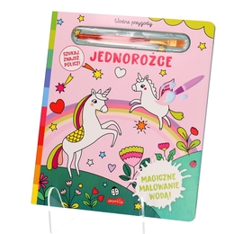 Książka JEDNOROŻCE Magiczne malowanie wodą - kolorowanka wodna