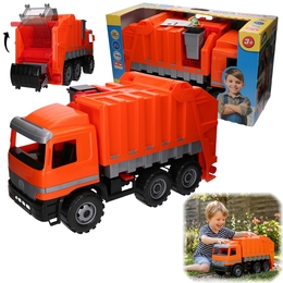 LENA śmieciarka GIGA TRUCKS 2 kosze, ruchome elementy
