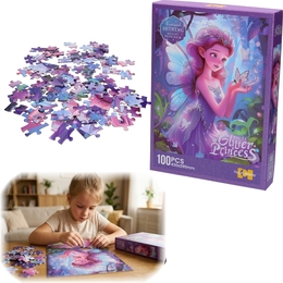 Brokatowe puzzle 100 BAJKOWA KSIEŻNICZKA