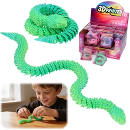 Figurka 3D WĄŻ z drukarki, hit TIK TOKA 27cm
