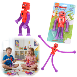 Antystresowy ludzik rozciągany ze światłem TELESCOPIC TOYS sensoryczny