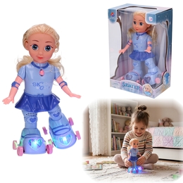 Lalka na rolkach SKATING GIRL sama jeździ