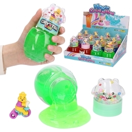 Masa żelowa brokatowa GLUT SLIME z figurką Masa żelowa brokatowa GLUT SLIME z figurką