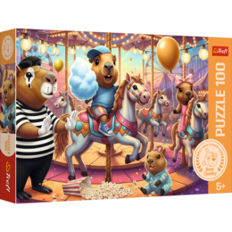 Puzzle 100 Kapibary na wakacjach