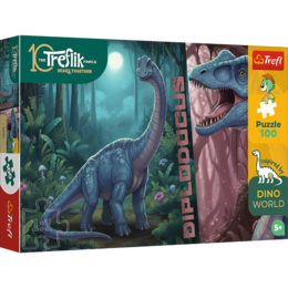 Puzzle 100 Diplodocus - Rodzina treflików