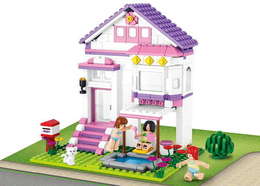 Klocki Sluban Girl's Dream, Willa z basenem
