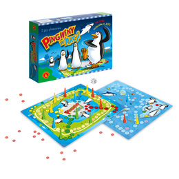 PINGWINY W AKCJI gra planszowa 2w1 PINGWINY W AKCJI gra planszowa 2w1