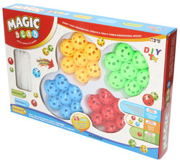 Klocki przestrzenne 3D, patyczki