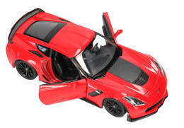 Auto CHEVROLET CORVETTE Z06 2017 model metalowy WELLY Auto CHEVROLET CORVETTE Z06 2017 model metalowy WELLY