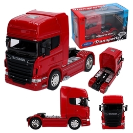 Auto Tir Scania V8 R370 ciągnik siodłowy model metalowy WELLY